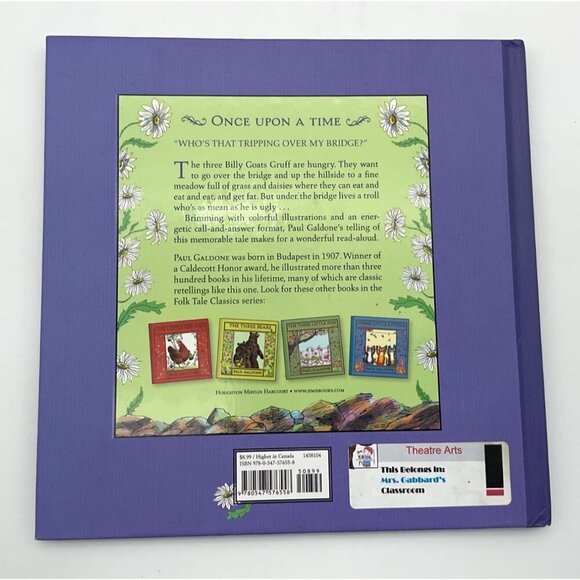 Paul Galdones The Three Bears & The Three Billy Goats Gruff Folk Tale Classics - Picture 6 of 7